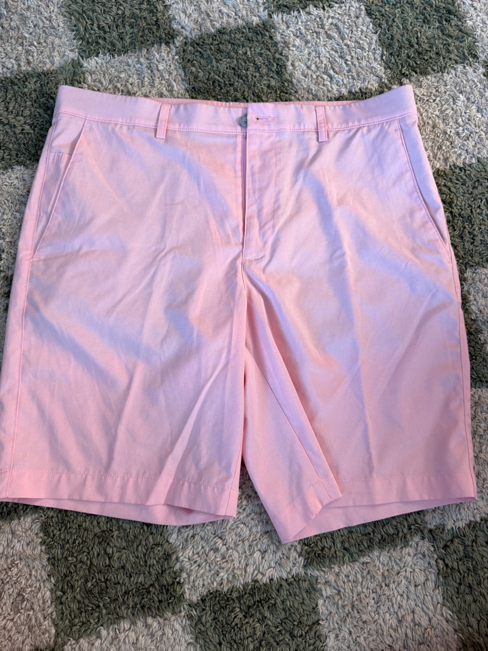 PGA Tour Light Pink Men’s Flat Front Shorts